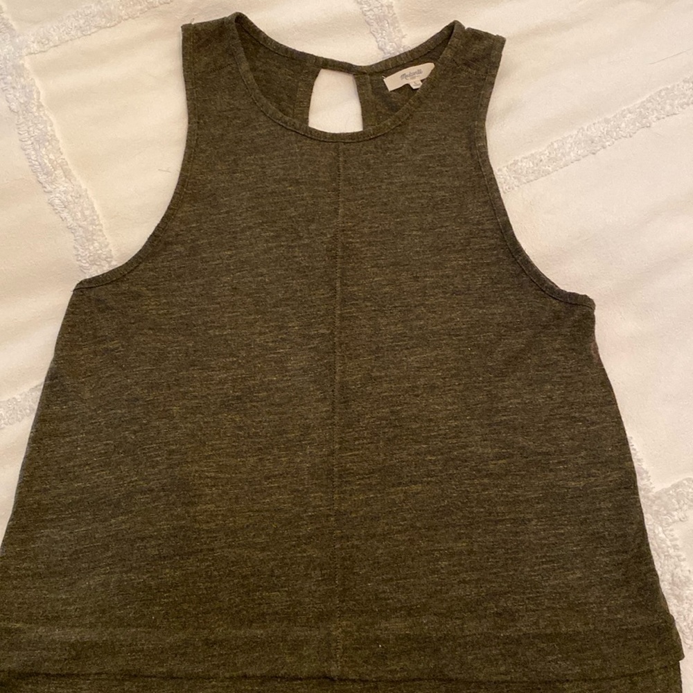 Madewell ladies racer back tank. L